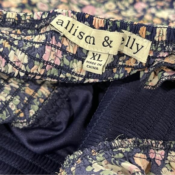 Floral Smocked mini Dress with straps - Picture 9 of 13